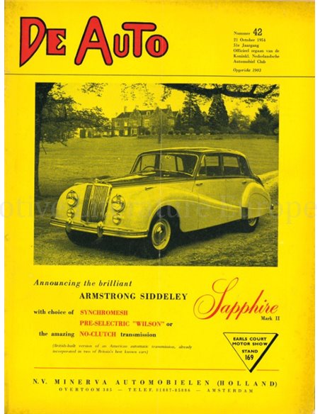 1954 DE AUTO MAGAZIN 42 NIEDERLÄNDISCH