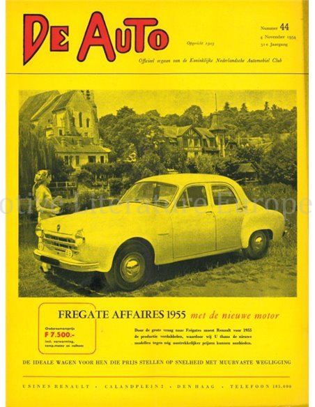 1954 DE AUTO MAGAZIN 44 NIEDERLÄNDISCH