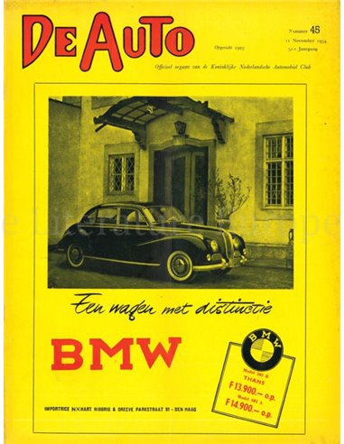 1954 DE AUTO MAGAZINE 45 DUTCH