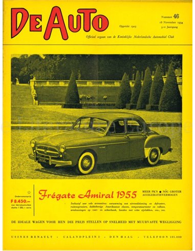 1954 DE AUTO MAGAZINE 46 DUTCH