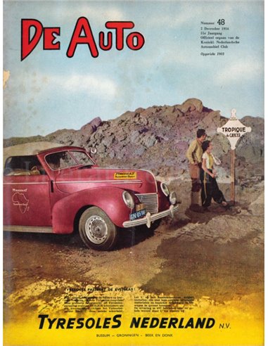 1954 DE AUTO MAGAZINE 48 DUTCH