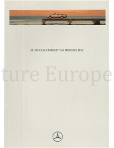 1992 MERCEDES BENZ E CLASS 300 CE-24 CABRIOLET BROCHURE DUTCH