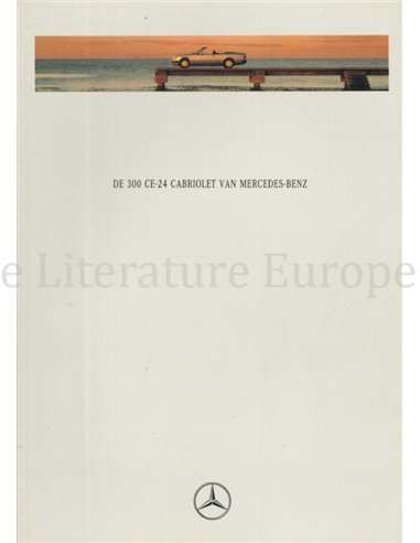 1992 MERCEDES BENZ 300 CE-24 CABRIOLET BROCHURE NEDERLANDS