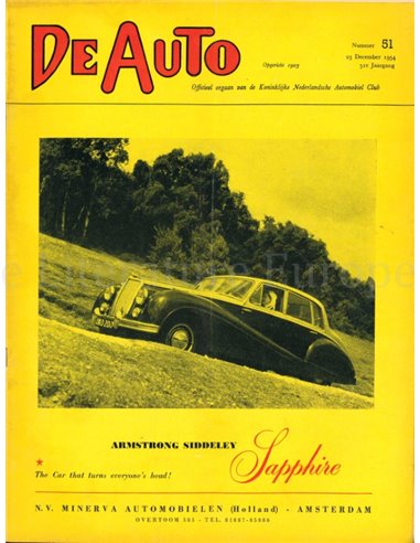 1954 DE AUTO MAGAZINE 51 DUTCH