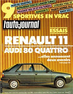 1983 L'AUTO-JOURNAL MAGAZINE 6 FRENCH