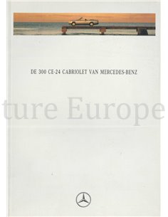 1992 MERCEDES BENZ 300 CE-4 CABRIOLET PROSPEKT NIEDERLÄNDISCH