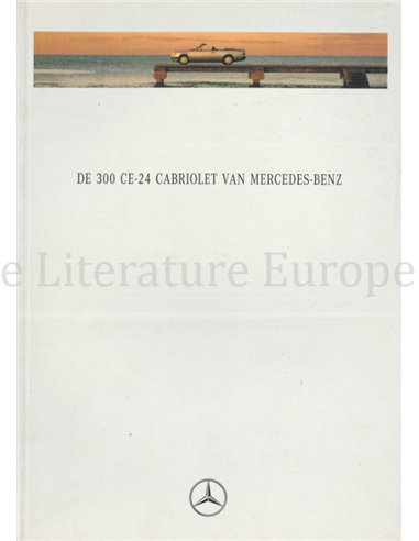 1992 MERCEDES BENZ E CLASS 300 CE-24 CABRIOLET BROCHURE DUTCH