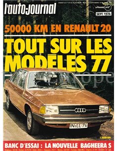 1976 L'AUTO-JOURNAL MAGAZINE 16 FRENCH