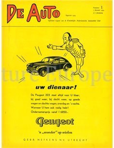 1954 DE AUTO MAGAZIN 01 NIEDERLÄNDISCH