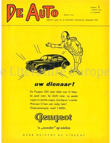 1954 DE AUTO MAGAZINE 01 NEDERLANDS