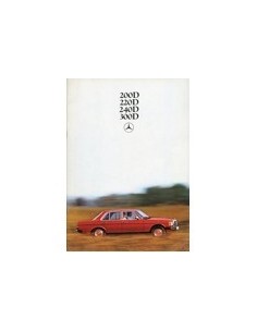 1978 MERCEDES BENZ E KLASSE DIESEL BROCHURE NEDERLANDS