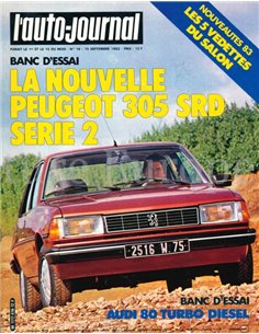 1982 L'AUTO-JOURNAL MAGAZINE 16 FRENCH