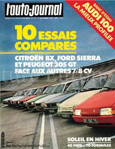 1982 L'AUTO-JOURNAL MAGAZINE 19 FRENCH