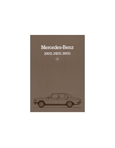 1981 MERCEDES BENZ E KLASSE DIESEL BROCHURE NEDERLANDS