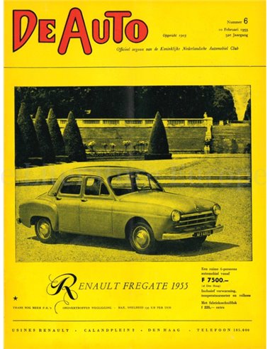 1955 DE AUTO MAGAZIN 06 NIEDERLÄNDISCH