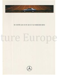 1992 MERCEDES BENZ E KLASSE COUPE BROCHURE NEDERLANDS