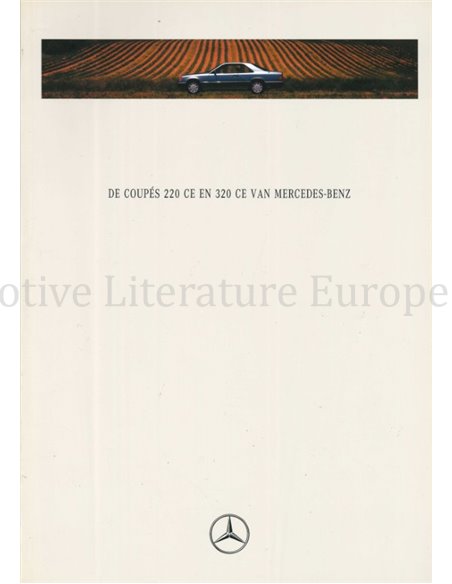 1992 MERCEDES BENZ E CLASS COUPE BROCHURE DUTCH
