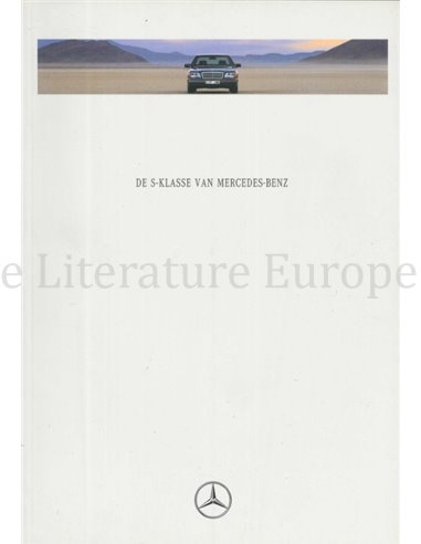 1991 MERCEDES BENZ S KLASSE PROSPEKT NIEDERLÄNDISCH