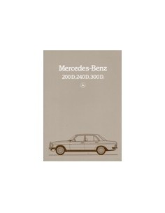 1982 MERCEDES BENZ E KLASSE DIESEL BROCHURE NEDERLANDS