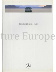 1991 MERCEDES BENZ S KLASSE BROCHURE ENGELS