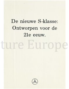1991 MERCEDES BENZ S KLASSE BROCHURE NEDERLANDS