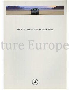1991 MERCEDES BENZ S KLASSE BROCHURE NEDERLANDS