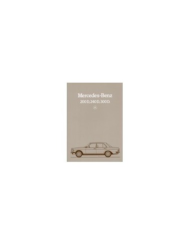 1983 MERCEDES BENZ E KLASSE DIESEL BROCHURE NEDERLANDS