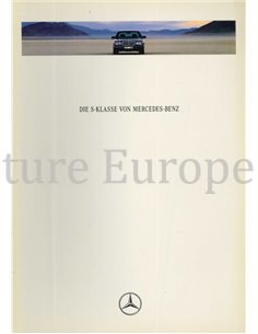 1991 MERCEDES BENZ S KLASSE PROSPEKT DEUTSCH