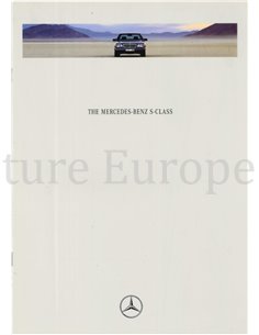 1991 MERCEDES BENZ S KLASSE BROCHURE ENGELS