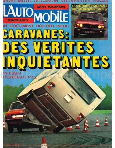 1975 L'AUTOMOBILE MAGAZIN 347 FRANZÖSISCH