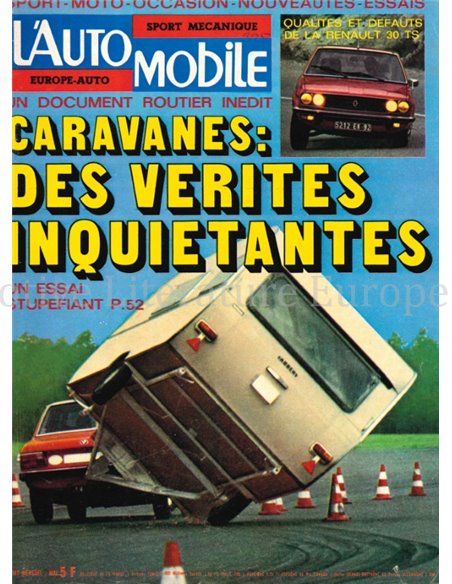 1975 L'AUTOMOBILE MAGAZINE 347 FRENCH