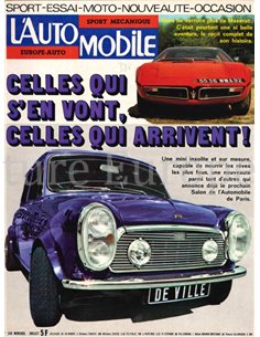 1975 L'AUTOMOBILE MAGAZINE 349 FRENCH