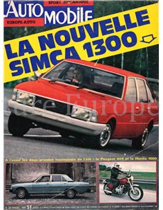 1975 L'AUTOMOBILE MAGAZINE 350 FRENCH