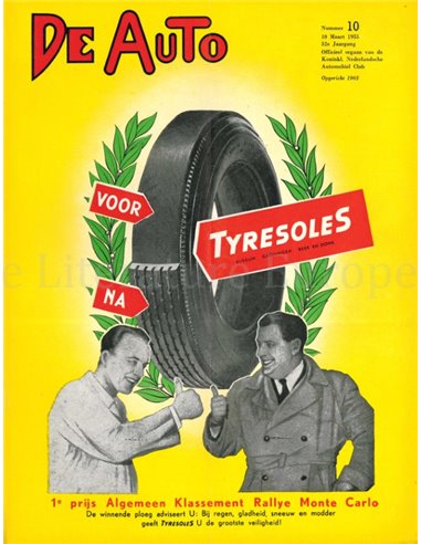 1955 DE AUTO MAGAZINE 10 NEDERLANDS
