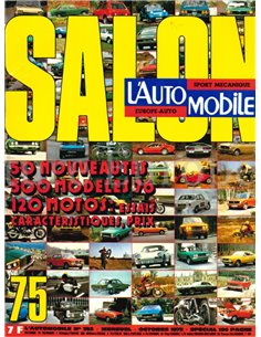 1975 L'AUTOMOBILE MAGAZINE 352 FRANS