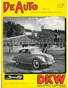 1955 DE AUTO MAGAZIN 12 NIEDERLÄNDISCH