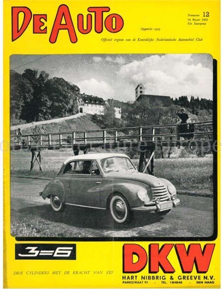 1955 DE AUTO MAGAZINE 12 DUTCH