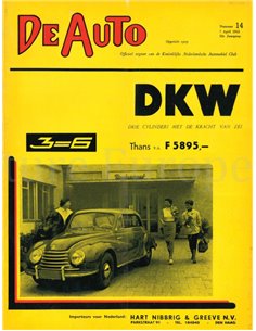 1955 DE AUTO MAGAZIN 14 NIEDERLÄNDISCH