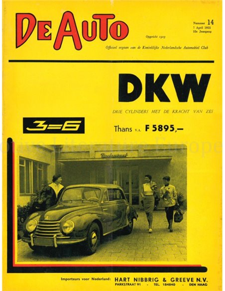 1955 DE AUTO MAGAZINE 14 DUTCH