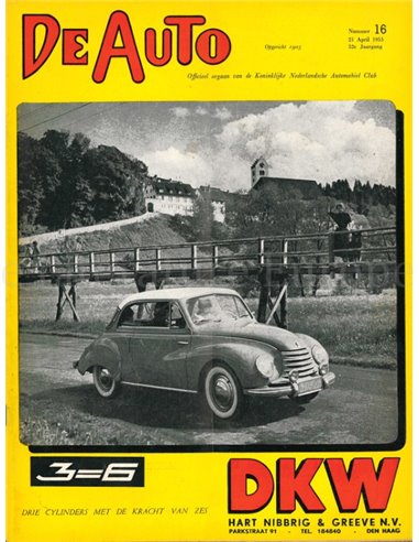 1955 DE AUTO MAGAZIN 16 NIEDERLÄNDISCH