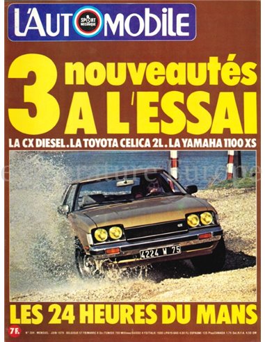 1978 L'AUTOMOBILE MAGAZINE 384 FRANS