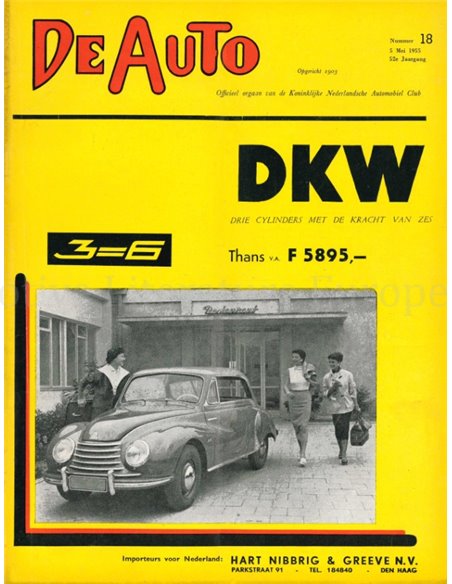 1955 DE AUTO MAGAZINE 18 DUTCH