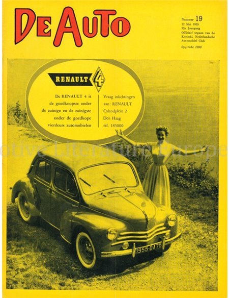 1955 DE AUTO MAGAZIN 19 NIEDERLÄNDISCH