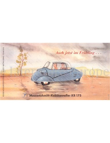 1955 MESSERSCHMITT KR 175 BROCHURE GERMAN