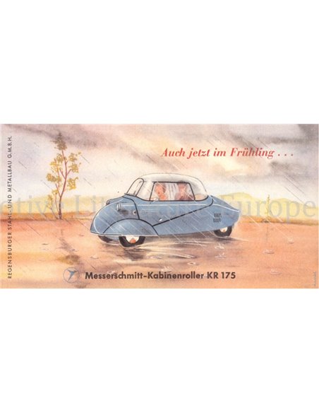 1955 MESSERSCHMITT KR 175 PROSPEKT DEUTSCH