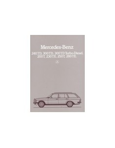 1981 MERCEDES BENZ E KLASSE T BROCHURE NEDERLANDS