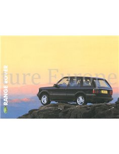 2001 RANGE ROVER BROCHURE DUTCH
