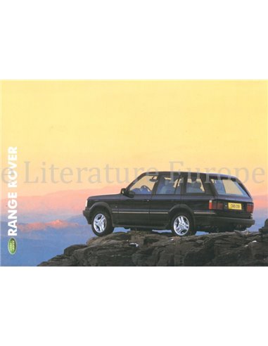 2001 RANGE ROVER BROCHURE NEDERLANDS