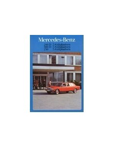 1981 MERCEDES BENZ E KLASSE LIMO BROCHURE NEDERLANDS