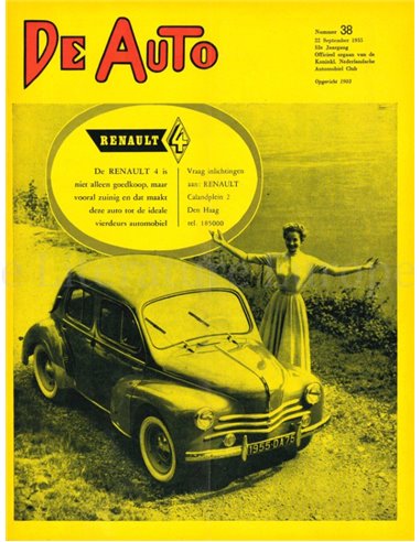 1955 DE AUTO MAGAZINE 38 DUTCH